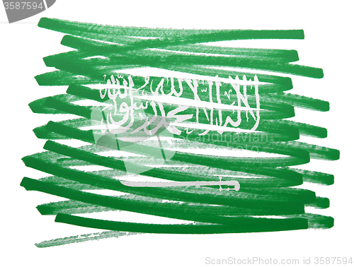 Image of Flag illustration - Saudi Arabia