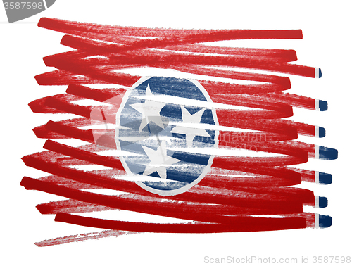 Image of Flag illustration - Tennessee