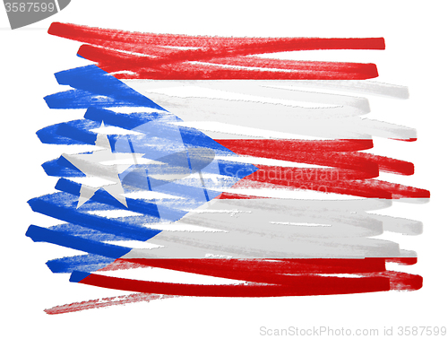 Image of Flag illustration - Puerto Rico