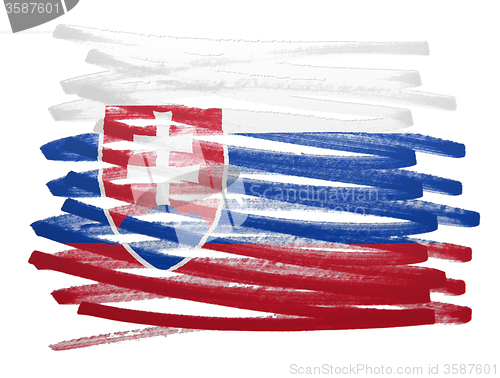 Image of Flag illustration - Slovakia