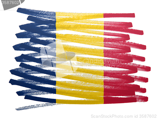 Image of Flag illustration - Romenia
