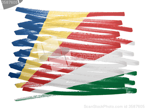Image of Flag illustration - Seychelles