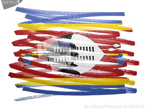 Image of Flag illustration - Swaziland