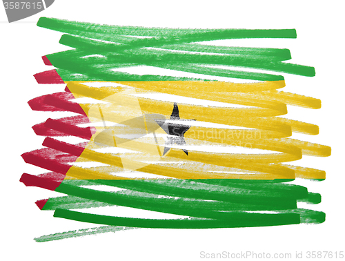 Image of Flag illustration - Sao Tome and Principe