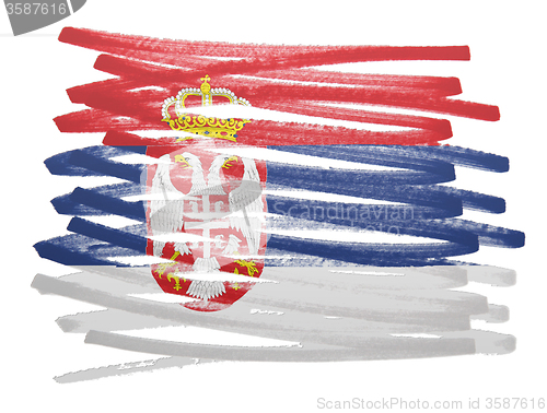 Image of Flag illustration - Serbia