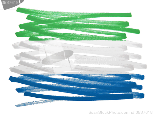 Image of Flag illustration - Sierra Leone