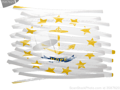 Image of Flag illustration - Rhode Island