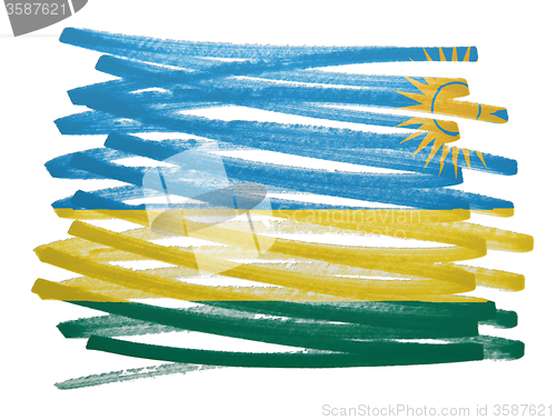 Image of Flag illustration - Rwanda
