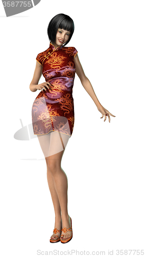 Image of Asian Young Woman