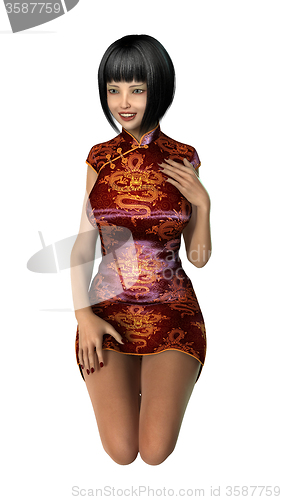 Image of Asian Young Woman