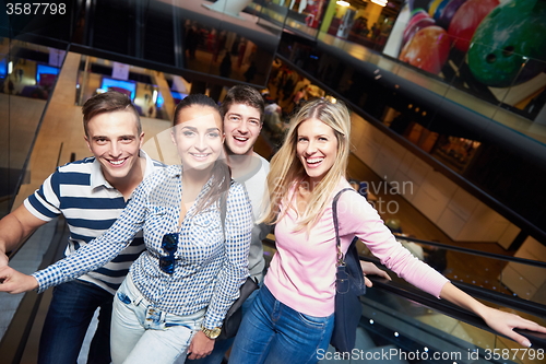 Image of friends in shopping