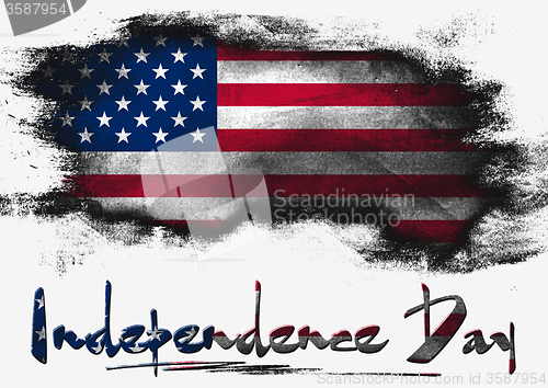 Image of Flag of United States, USA Independence day