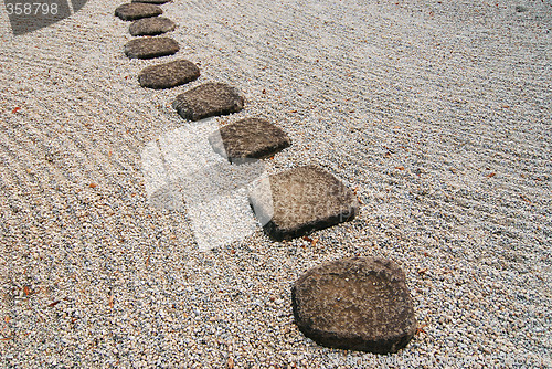 Image of japanese stone way