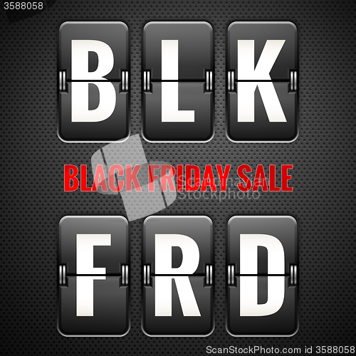 Image of Black friday sale. EPS 10