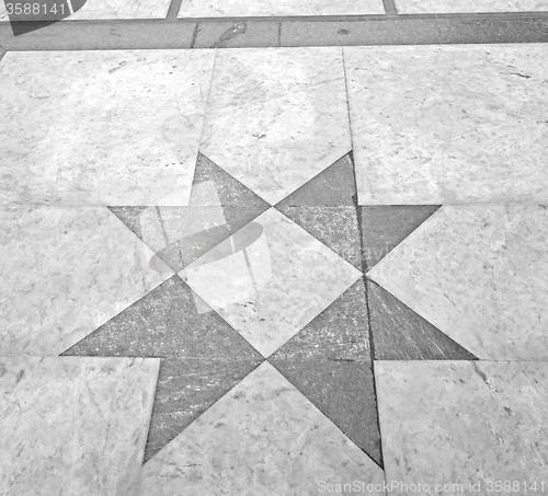 Image of marble mosaic in the old city morocco africa and history travel