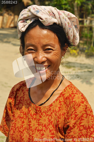 Image of Smiling woman in Nagaland, India
