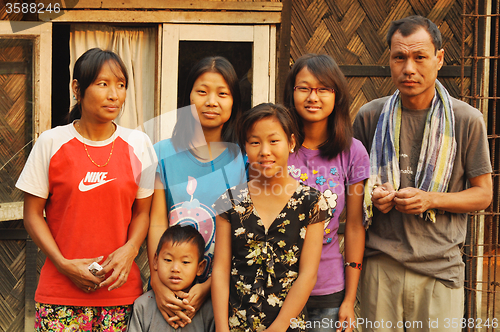 Image of Family in Nagaland, India