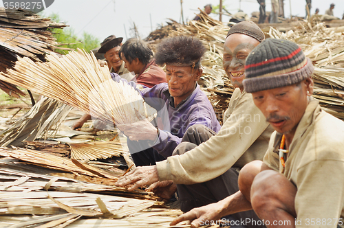Image of Men working in Nagaland, India