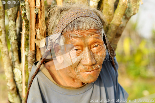 Image of Old man in Nagaland, India