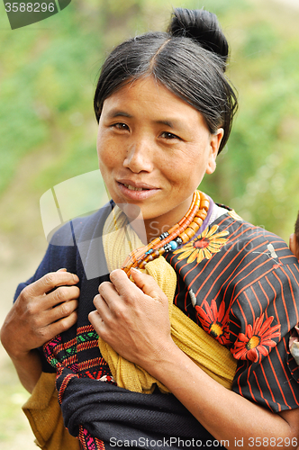 Image of Young woman in Nagaland, India
