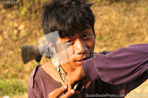 Image of Young man in Nagaland, India