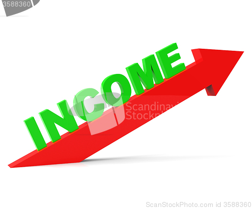 Image of Increase Income Means Revenue Raise And Gain