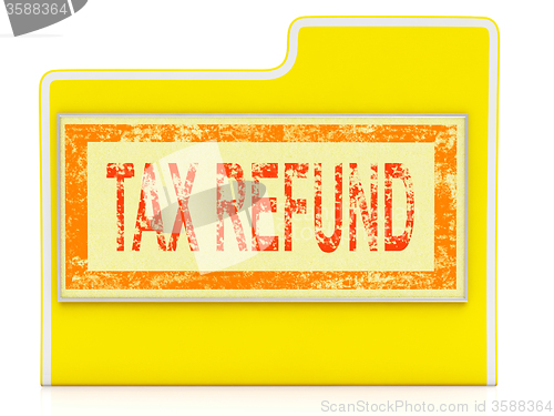 Image of Tax Refund Means Taxes Paid And Administration