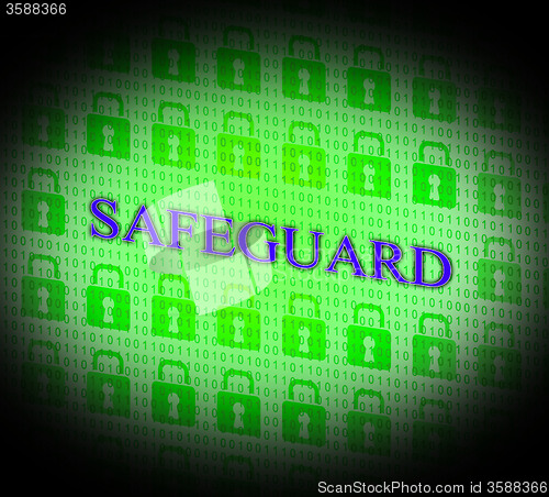 Image of Safety Safeguard Indicates Privacy Secured And Secret