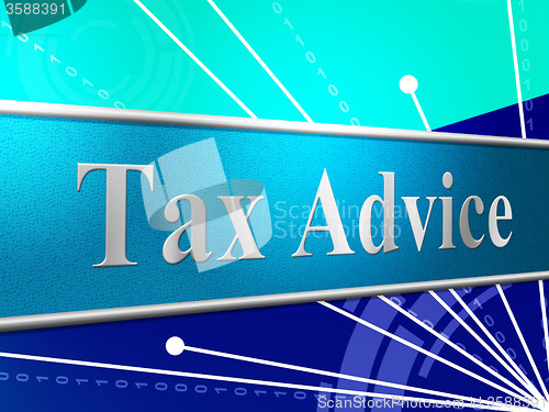 Image of Tax Advice Indicates Help Answer And Excise