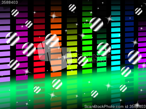 Image of Music Background Shows Singing Harmony and Pop\r