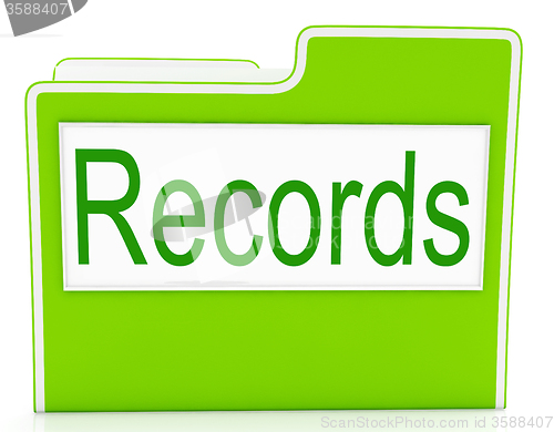 Image of Records File Indicates Folders Business And Archive