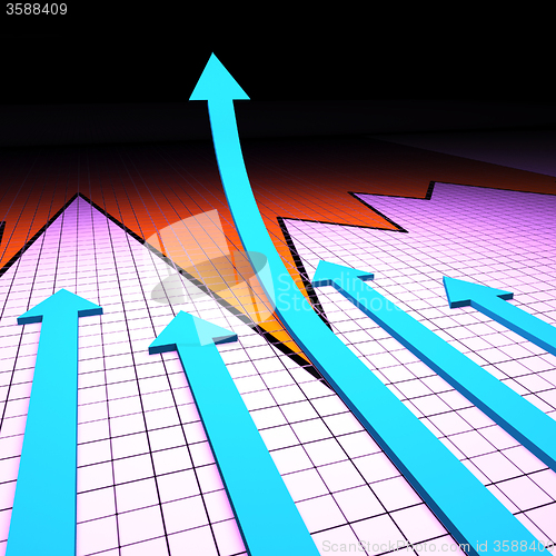 Image of Success Graph Means Progress Report And Analysis