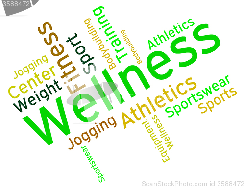 Image of Wellness Words Means Preventive Medicine And Care