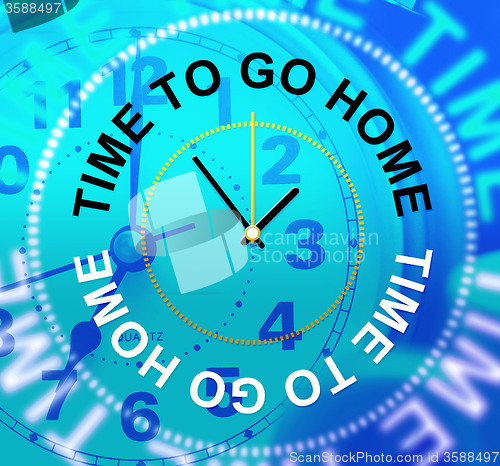 Image of Go Home Indicates See You Soon And Apartment