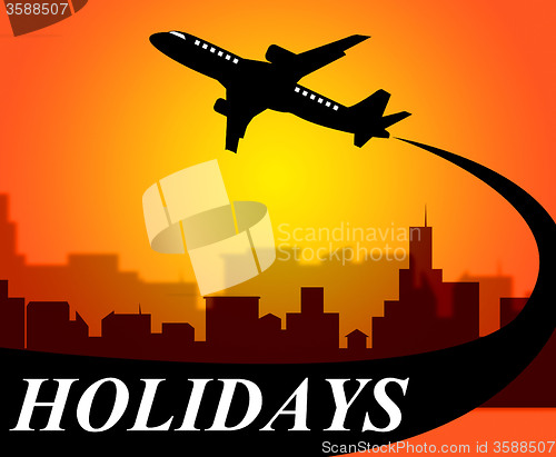 Image of Holidays Plane Shows Go On Leave And Air