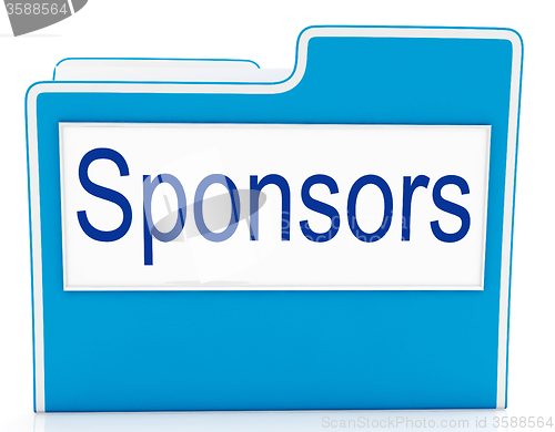 Image of File Sponsors Represents Promotes Supporter And Promoter