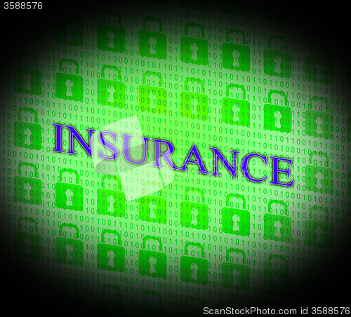 Image of Insurance Online Represents World Wide Web And Searching