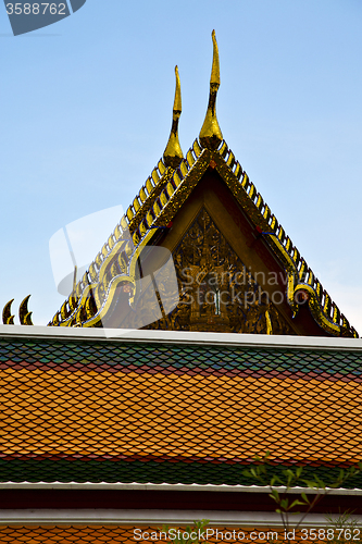 Image of tower bangkok in the temple  thailand  