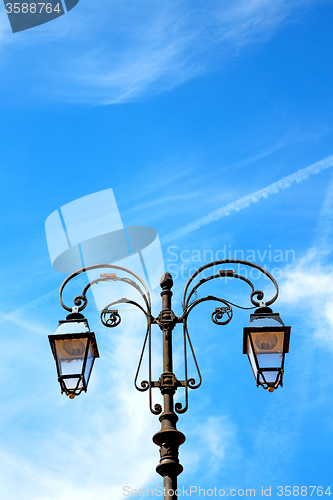 Image of abstract europe in the sky  