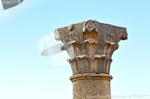 Image of  column in the africa  history and nature