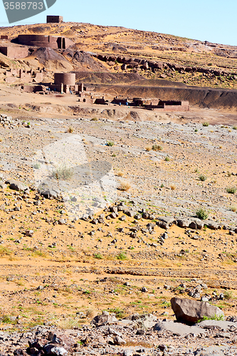 Image of sahara      africa in  the old contruction    historical village