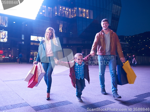 Image of Group Of Friends Enjoying Shopping