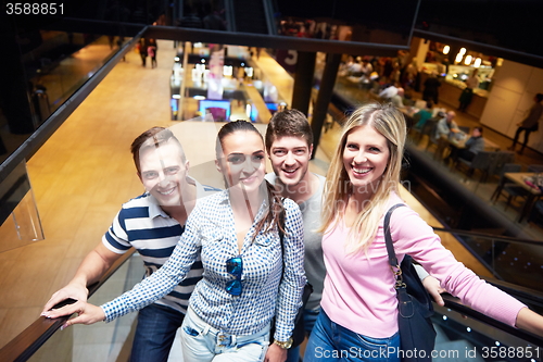 Image of friends in shopping