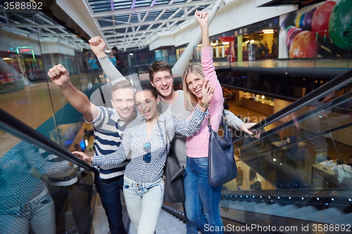 Image of friends in shopping