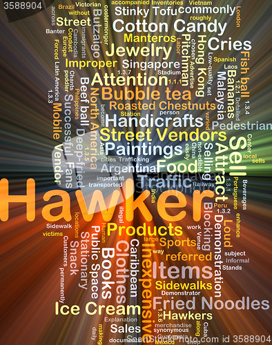 Image of Hawker background concept glowing