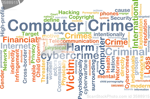 Image of Computer crime background concept