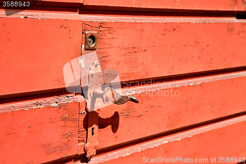 Image of door in italy old   texture nail