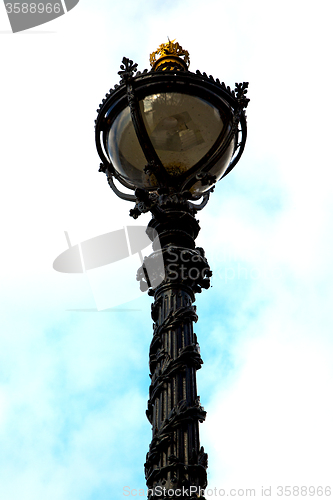 Image of europe in the sky of london   abstract illumination