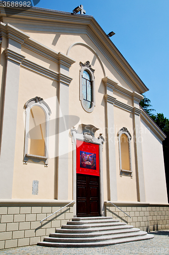 Image of old architecture in italy europe   sunlight