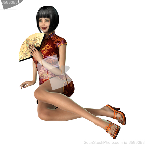 Image of Asian Young Woman